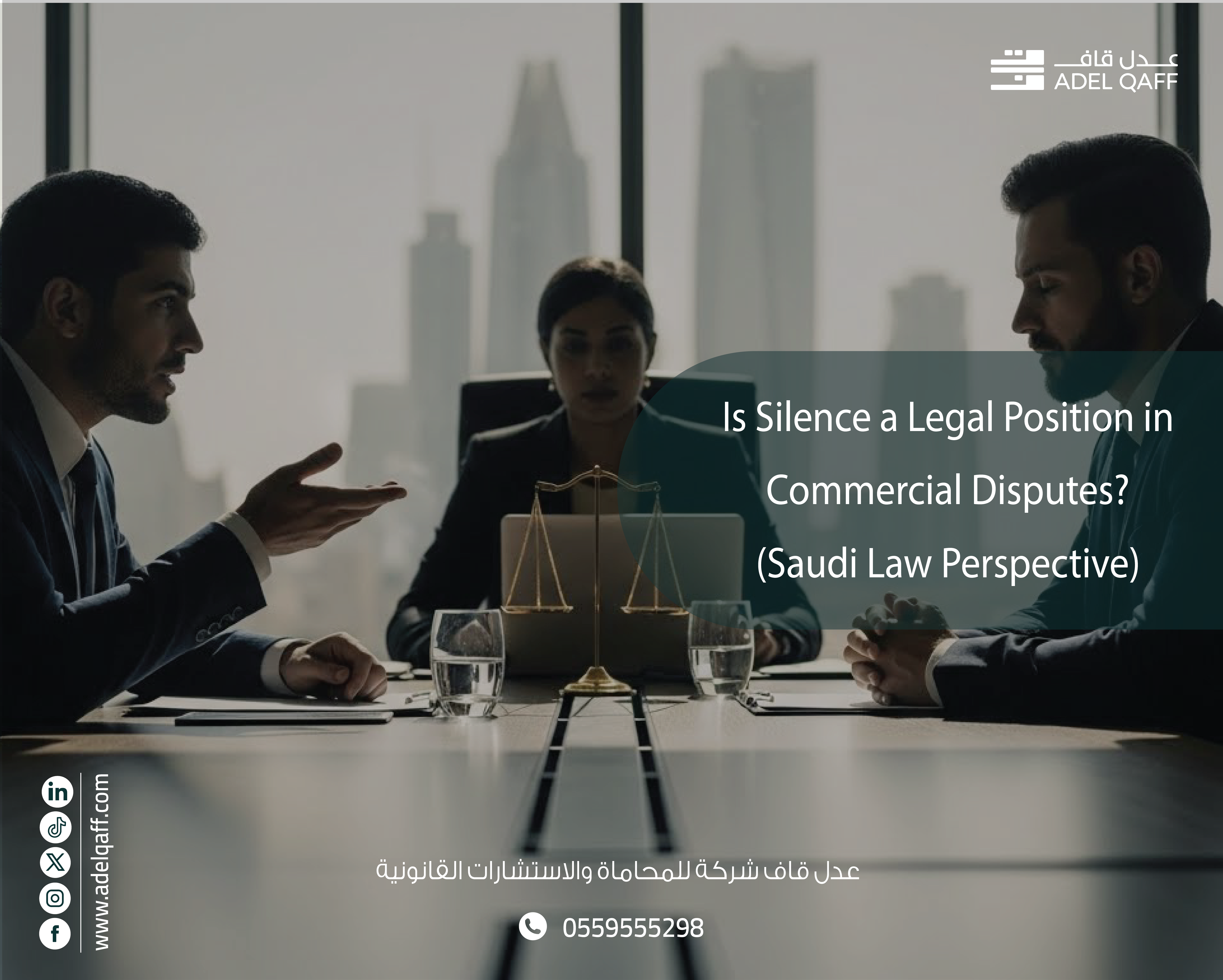 Is Silence a Legal Position in Commercial Disputes in Saudi Arabia?